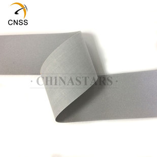 高耐水洗亮银TC反光布