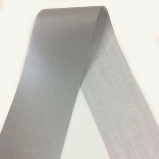 高耐水洗亮银TC反光布