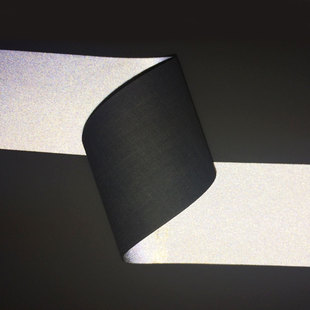 高耐水洗亮银TC反光布