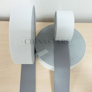 亮银全棉阻燃反光布