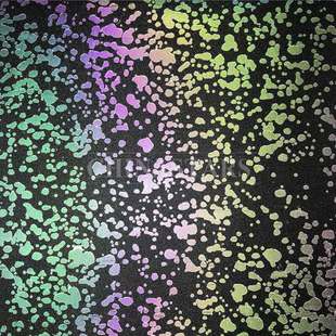 炫彩印花圆点反光面料19号图